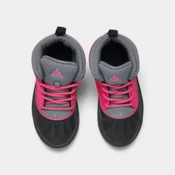 Girls' Toddler Nike Woodside Boots Pink Foil/Black/Cool Grey - 524878 600 -Default Template 7 524878 600 P5