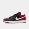 Nike Big Kids' Air Jordan Retro 1 Low Casual Shoes Black/Gym Red/White - 553560 066 -Default Template 7 553560 066 P1