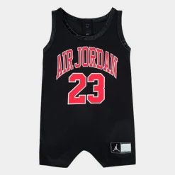 Nike Boys' Infant Jordan Jersey Romper Black - 556169 023