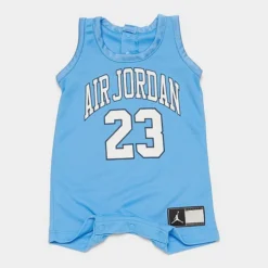Nike Boys' Infant Jordan Jersey Romper University Blue - 556169 B9F