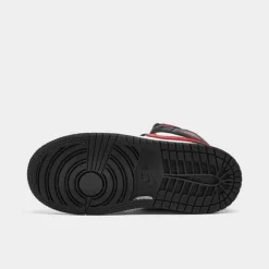 Nike Boys' Toddler Air Jordan Retro 1 Mid Casual Shoes Black/Fire Red/White - 640735 079 -Default Template 7 640735 079 P6