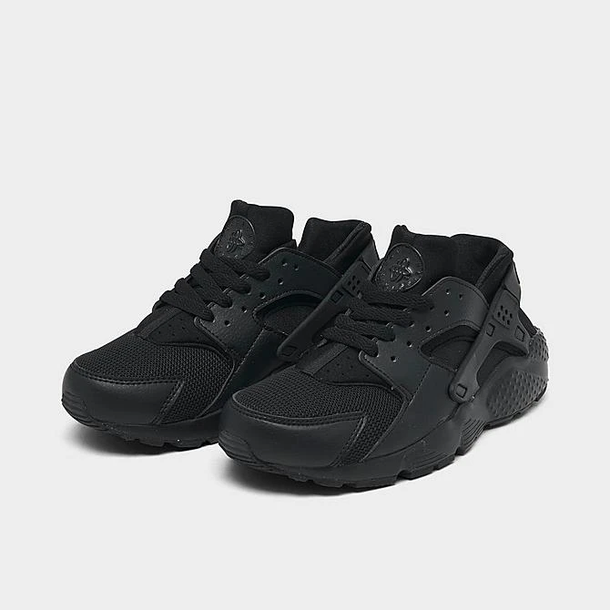 Big Kids' Nike Huarache Run Casual Shoes Black/Black/Black - 654275 016 4 Big Kids' Nike Huarache Run Casual Shoes Black/Black/Black - 654275 016 - Image 2