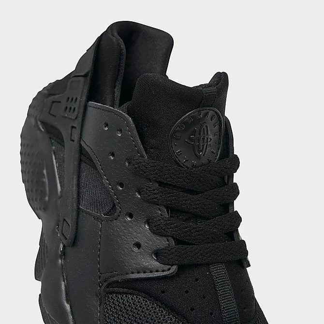 Big Kids' Nike Huarache Run Casual Shoes Black/Black/Black - 654275 016 5 Big Kids' Nike Huarache Run Casual Shoes Black/Black/Black - 654275 016 - Image 3