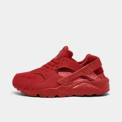 Big Kids' Nike Huarache Run Casual Shoes University Red/University Red - 654275 600