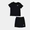 Infant Nike Club LBR T-Shirt And Shorts Set Black - 66K746 023 -Default Template 7 66K746 023 P1