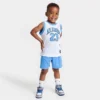 Nike Boys' Toddler Jordan HBR Muscle Tank And Shorts Set Photo Blue/White - 757559 B9F