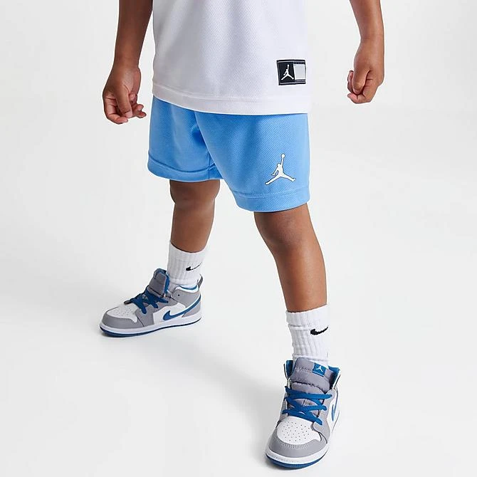 Nike Boys' Toddler Jordan HBR Muscle Tank And Shorts Set Photo Blue/White - 757559 B9F 6 Nike Boys' Toddler Jordan HBR Muscle Tank And Shorts Set Photo Blue/White - 757559 B9F - Image 4
