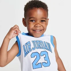 Nike Boys' Toddler Jordan HBR Muscle Tank And Shorts Set Photo Blue/White - 757559 B9F 12 Nike Boys' Toddler Jordan HBR Muscle Tank And Shorts Set Photo Blue/White - 757559 B9F -Default Template 7 757559 B9F M5