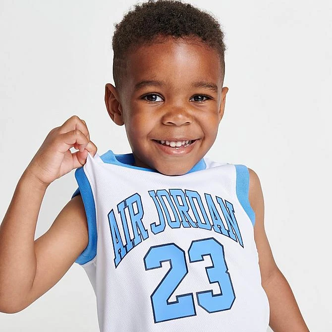 Nike Boys' Toddler Jordan HBR Muscle Tank And Shorts Set Photo Blue/White - 757559 B9F 7 Nike Boys' Toddler Jordan HBR Muscle Tank And Shorts Set Photo Blue/White - 757559 B9F - Image 5