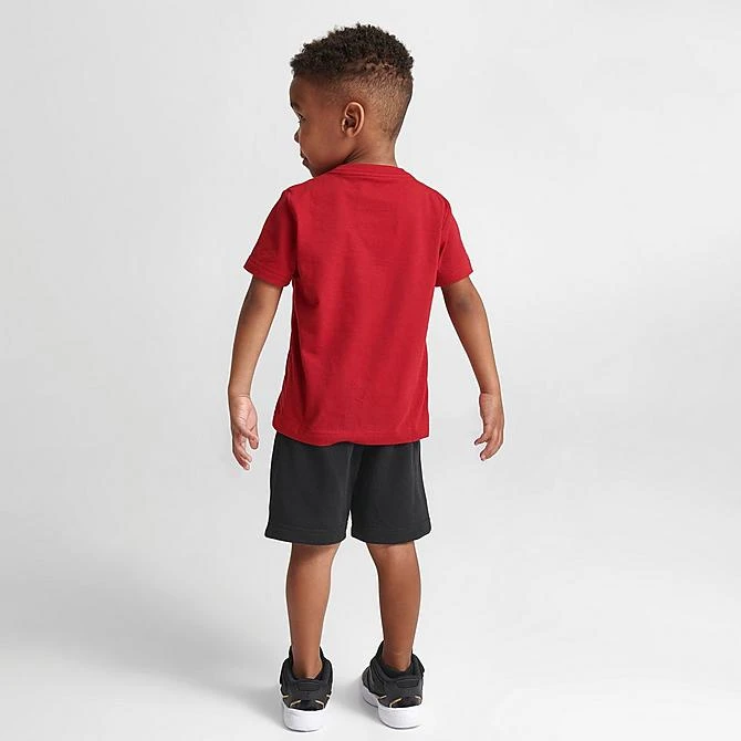 Nike Kids' Toddler Jordan Gym 23 T-Shirt And Shorts Set Red/Black - 75C168 023 4 Nike Kids' Toddler Jordan Gym 23 T-Shirt And Shorts Set Red/Black - 75C168 023 - Image 2