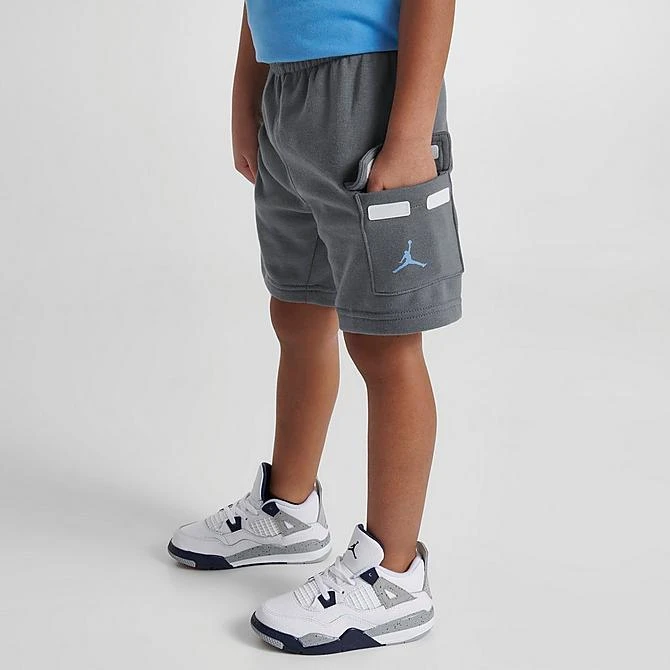 Nike Kids' Toddler Jordan Jumpman Flight T-Shirt And Cargo Shorts Set Blue/Dark Grey - 75C321 M19 6 Nike Kids' Toddler Jordan Jumpman Flight T-Shirt And Cargo Shorts Set Blue/Dark Grey - 75C321 M19 - Image 4