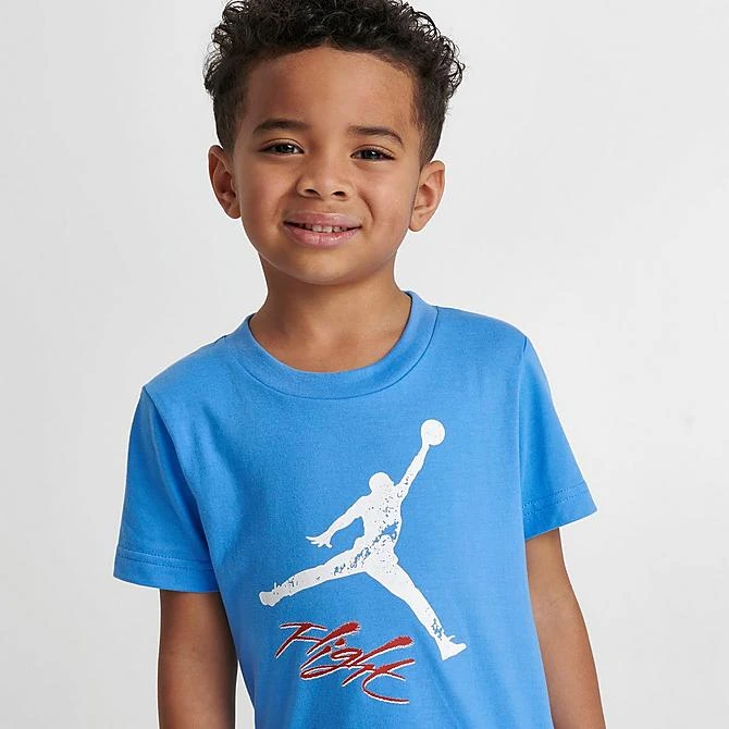 Nike Kids' Toddler Jordan Jumpman Flight T-Shirt And Cargo Shorts Set Blue/Dark Grey - 75C321 M19 7 Nike Kids' Toddler Jordan Jumpman Flight T-Shirt And Cargo Shorts Set Blue/Dark Grey - 75C321 M19 - Image 5