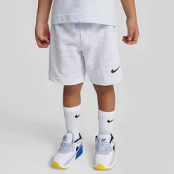 Kids' Toddler Nike Sportswear Double Swoosh T-Shirt And Shorts Set Football Grey/Dark Grey Heather - 76J416 X58 -Default Template 7 76J416 X58 M4
