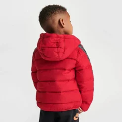 Kids' Toddler Nike Futura Taped Puffer Jacket University Red - 76J728 U10 -Default Template 7 76J728 U10 M4