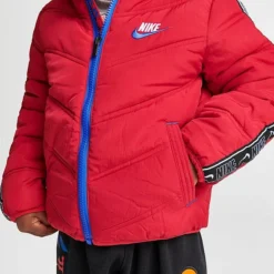 Kids' Toddler Nike Futura Taped Puffer Jacket University Red - 76J728 U10 -Default Template 7 76J728 U10 M6