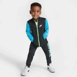 Kids' Toddler Nike Active Joy Tricot Tracksuit Set Black - 76K470 023
