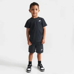 Kids' Toddler Nike Club LBR T-Shirt And Shorts Set Black - 76K746 023 -Default Template 7 76K746 023 M1