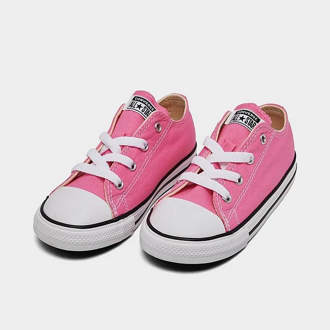 Girls' Toddler Converse Chuck Taylor Low Top Casual Shoes Pink - 7J238 PNK 4 Girls' Toddler Converse Chuck Taylor Low Top Casual Shoes Pink - 7J238 PNK - Image 2
