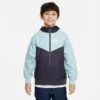 Kids' Nike Sportswear Windrunner Jacket Gridiron/Ocean Bliss/Ocean Bliss/White - 850443 018 1 Kids' Nike Sportswear Windrunner Jacket Gridiron/Ocean Bliss/Ocean Bliss/White - 850443 018 -Default Template 7 850443 018 M1