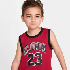 Nike Boys' Little Kids' Jordan HBR Muscle Tank And Shorts Set Red/Black - 857559 023 12 Nike Boys' Little Kids' Jordan HBR Muscle Tank And Shorts Set Red/Black - 857559 023 -Default Template 7 857559 023 M5