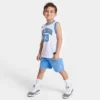 Nike Boys' Little Kids' Jordan HBR Muscle Tank And Shorts Set University Blue/White - 857559 B9F 2 Nike Boys' Little Kids' Jordan HBR Muscle Tank And Shorts Set University Blue/White - 857559 B9F -Default Template 7 857559 B9F M1