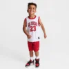Nike Boys' Little Kids' Jordan HBR Muscle Tank And Shorts Set White/Red - 857559 R78 -Default Template 7 857559 R78 M1