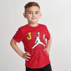 Nike Little Kids’ Jordan Gym 23 T-Shirt And Shorts Set Red/Black - 85C168 023 -Default Template 7 85C168 023 M3