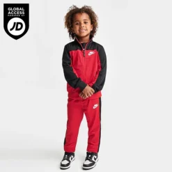 Boys' Little Kids' Nike Track Suit And T-Shirt Set Black/Red - 86K150 U10
