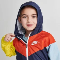 Little Kids' Nike Active Joy Windrunner Jacket And Shorts Set Midnight Navy - 86K469 U90 -Default Template 7 86K469 U90 M5