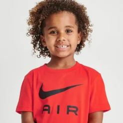 Little Kids' Nike Sportswear Air T-Shirt And Shorts Set Red/Black - 86K520 023 12 Little Kids' Nike Sportswear Air T-Shirt And Shorts Set Red/Black - 86K520 023 -Default Template 7 86K520 023 M5