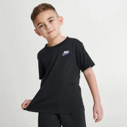 Little Kids' Nike Club LBR T-Shirt And Shorts Set Black - 86K746 023 10 Little Kids' Nike Club LBR T-Shirt And Shorts Set Black - 86K746 023 -Default Template 7 86K746 023 M3