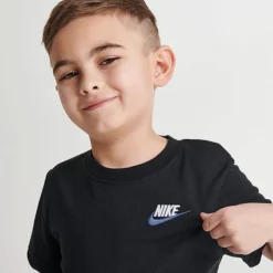 Little Kids' Nike Club LBR T-Shirt And Shorts Set Black - 86K746 023 12 Little Kids' Nike Club LBR T-Shirt And Shorts Set Black - 86K746 023 -Default Template 7 86K746 023 M5