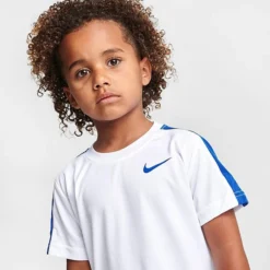Little Kids' Nike Tennis T-Shirt And Shorts Set White/Blue - 86L000 U89 -Default Template 7 86L000 U89 M5