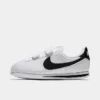 Boys' Little Kids' Nike Cortez Basic SL Casual Shoes White/Black - 904767 102 -Default Template 7 904767 102 P1
