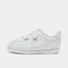 Boys' Toddler Nike Cortez Basic SL Hook-and-Loop Casual Shoes White/White/White - 904769 100 -Default Template 7 904769 100 P1