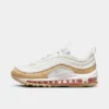 Girls' Big Kids' Nike Air Max 97 Casual Shoes Summit White/Sesame/White/Pink Foam - 921522G 113 -Default Template 7 921522G 113 P1