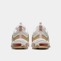 Girls' Big Kids' Nike Air Max 97 Casual Shoes Summit White/Sesame/White/Pink Foam - 921522G 113 -Default Template 7 921522G 113 P4