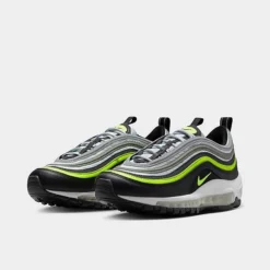 Big Kids' Nike Air Max 97 Casual Shoes Pure Platinum/Volt/Black/White - 921522 030 -Default Template 7 921522 030 P2