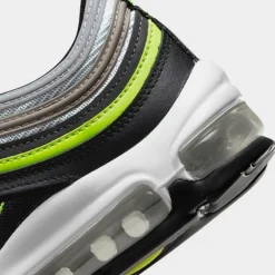 Big Kids' Nike Air Max 97 Casual Shoes Pure Platinum/Volt/Black/White - 921522 030 -Default Template 7 921522 030 P3