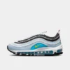 Big Kids' Nike Air Max 97 Casual Shoes Blue Whisper/Opti Yellow/White/Blue Lightning - 921522 408 -Default Template 7 921522 408 P1