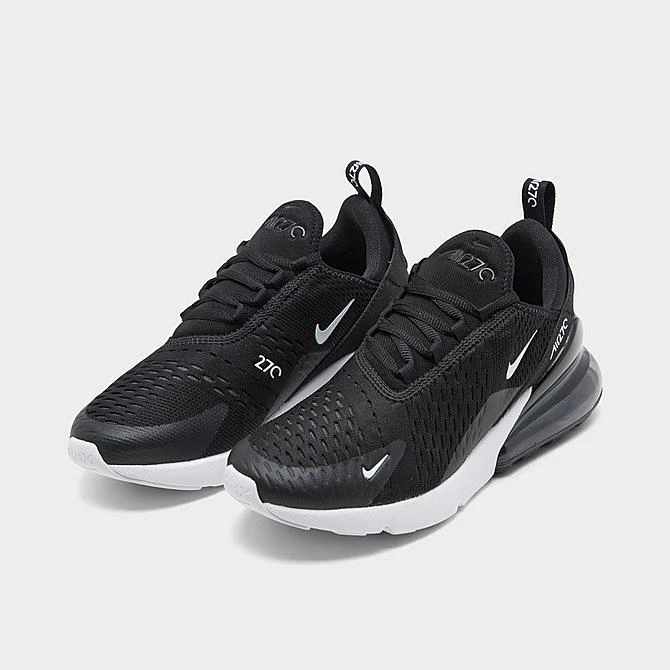 Big Kids' Nike Air Max 270 Casual Shoes Black/White/Anthracite - 943345 001 4 Big Kids' Nike Air Max 270 Casual Shoes Black/White/Anthracite - 943345 001 - Image 2