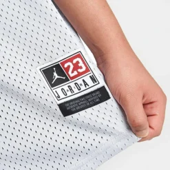 Nike Kids' Jordan V-Neck Baseball Jersey Grey/Red - 954893 G3A -Default Template 7 954893 G3A M6