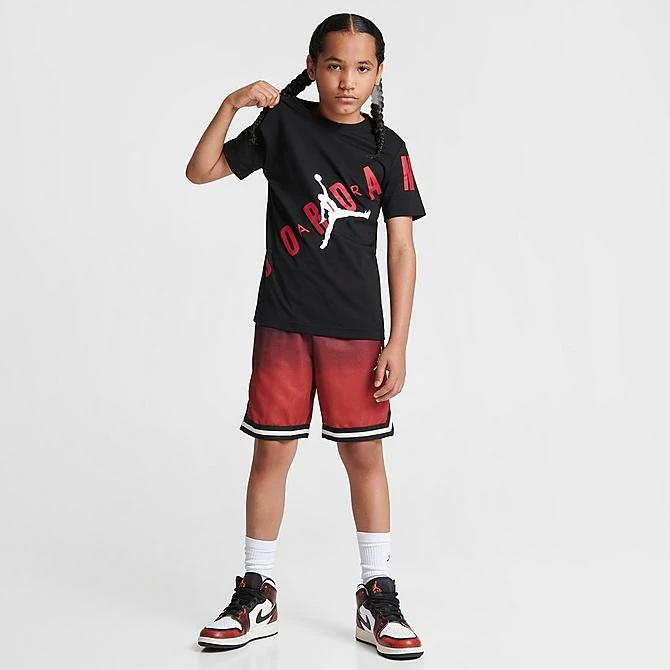 Nike Kids' Jordan Stretch Logo T-Shirt Black - 95A512 023 4 Nike Kids' Jordan Stretch Logo T-Shirt Black - 95A512 023 - Image 2