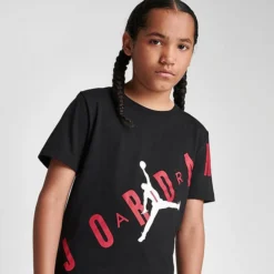 Nike Kids' Jordan Stretch Logo T-Shirt Black - 95A512 023 11 Nike Kids' Jordan Stretch Logo T-Shirt Black - 95A512 023 -Default Template 7 95A512 023 M5