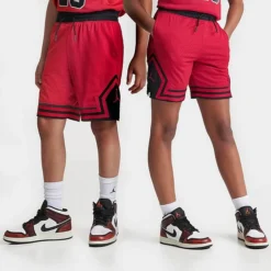 Nike Kids' Jordan Dri-FIT Diamond Mesh Shorts Gym Red - 95B136 R78