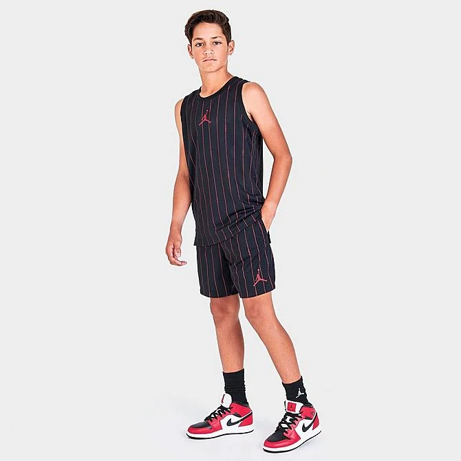 Nike Boys' Air Jordan Pinstripe Jersey Black - 95B455G 023 4 Nike Boys' Air Jordan Pinstripe Jersey Black - 95B455G 023 - Image 2