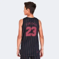 Nike Boys' Air Jordan Pinstripe Jersey Black - 95B455G 023 11 Nike Boys' Air Jordan Pinstripe Jersey Black - 95B455G 023 -Default Template 7 95B455G 023 M4