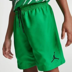 Nike Kids' Jordan Woven Shorts Lucky Green - 95B466 F4F -Default Template 7 95B466 F4F M5