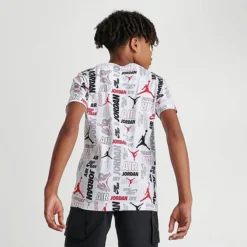 Nike Kids' Jordan Cool Stack Printed T-Shirt White - 95C103 001 -Default Template 7 95C103 001 M4