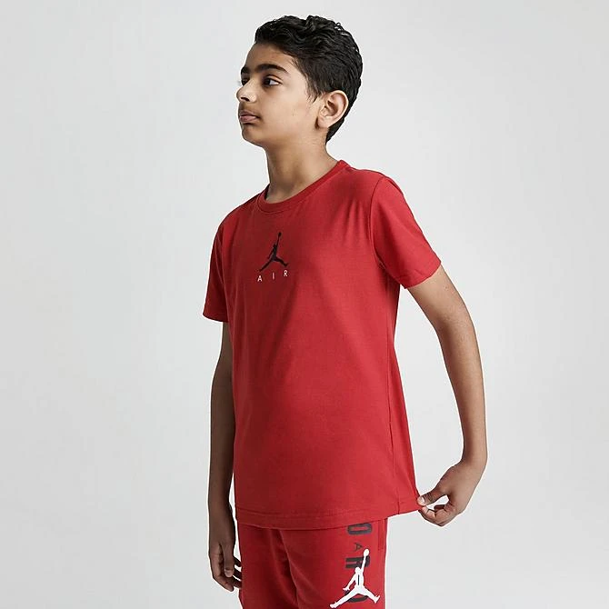 Nike Kids' Jordan Split The Defense Graphic T-Shirt Gym Red/Black/White - 95C188 R78 5 Nike Kids' Jordan Split The Defense Graphic T-Shirt Gym Red/Black/White - 95C188 R78 - Image 3